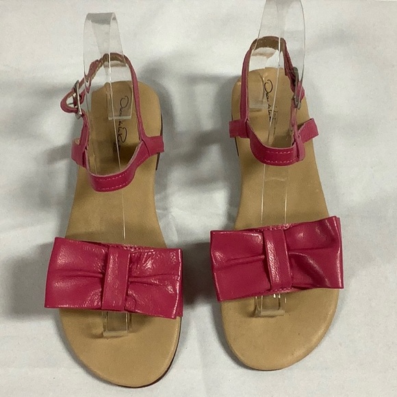 Oscar de la Renta Shoes - 𝅺Oscar de la Renta Pink Bow Sandals